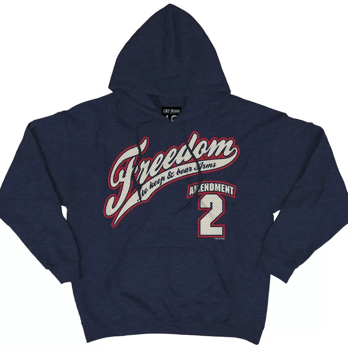 Flyye Industries Sweatshirts>7.62 Design 2Nd Amendment Freedom Hoodie Navy Heather