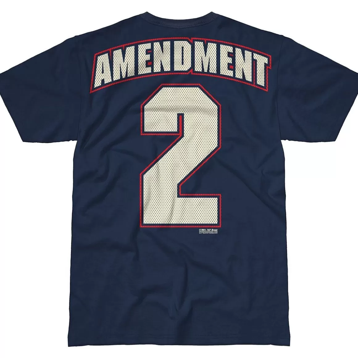 7.62 Design T-Shirts & Vests> 2Nd Amendment Freedom T-Shirt Navy Blue