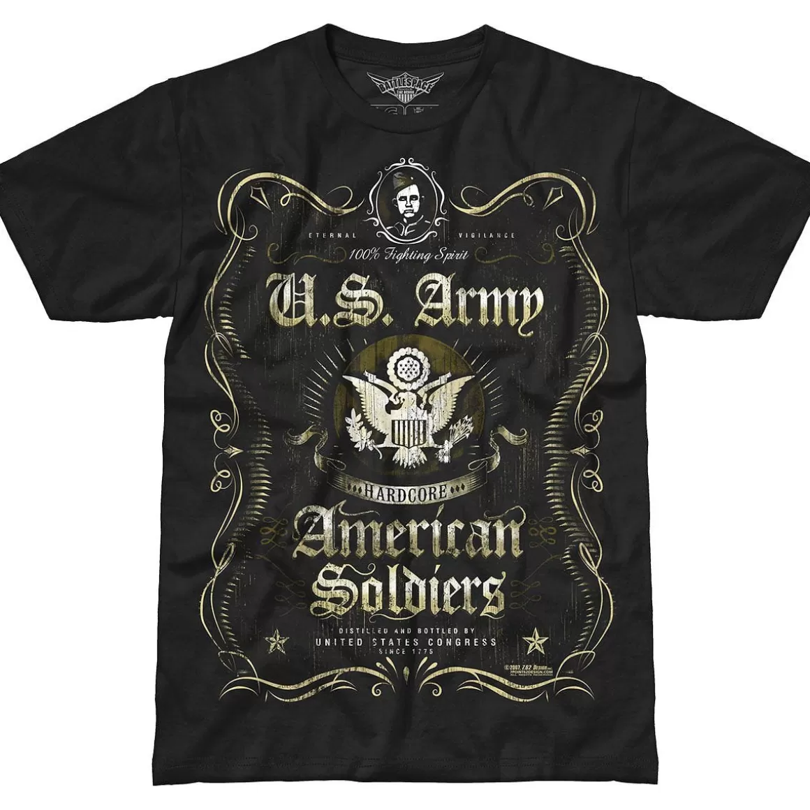 7.62 Design T-Shirts & Vests> Army Fighting Spirit Battlespace T-Shirt Black