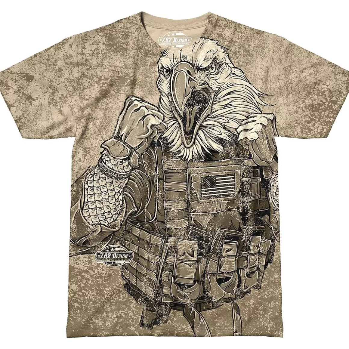 7.62 Design T-Shirts & Vests> Avenge Our Fallen T-Shirt Sand