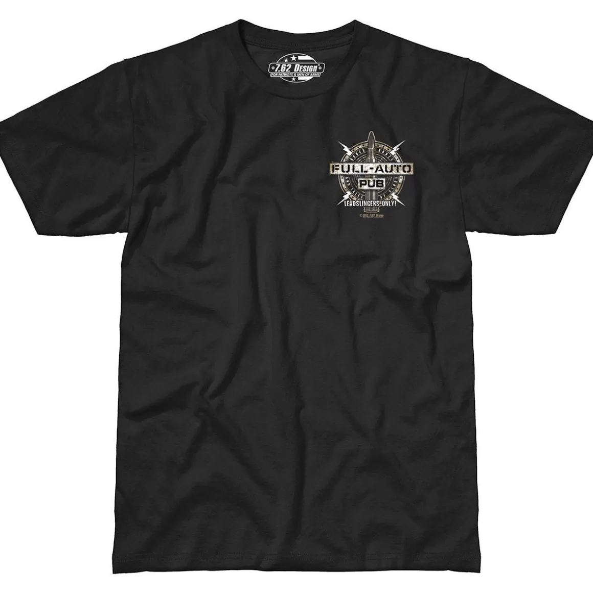 7.62 Design T-Shirts & Vests> Full-Auto Pub T-Shirt Black