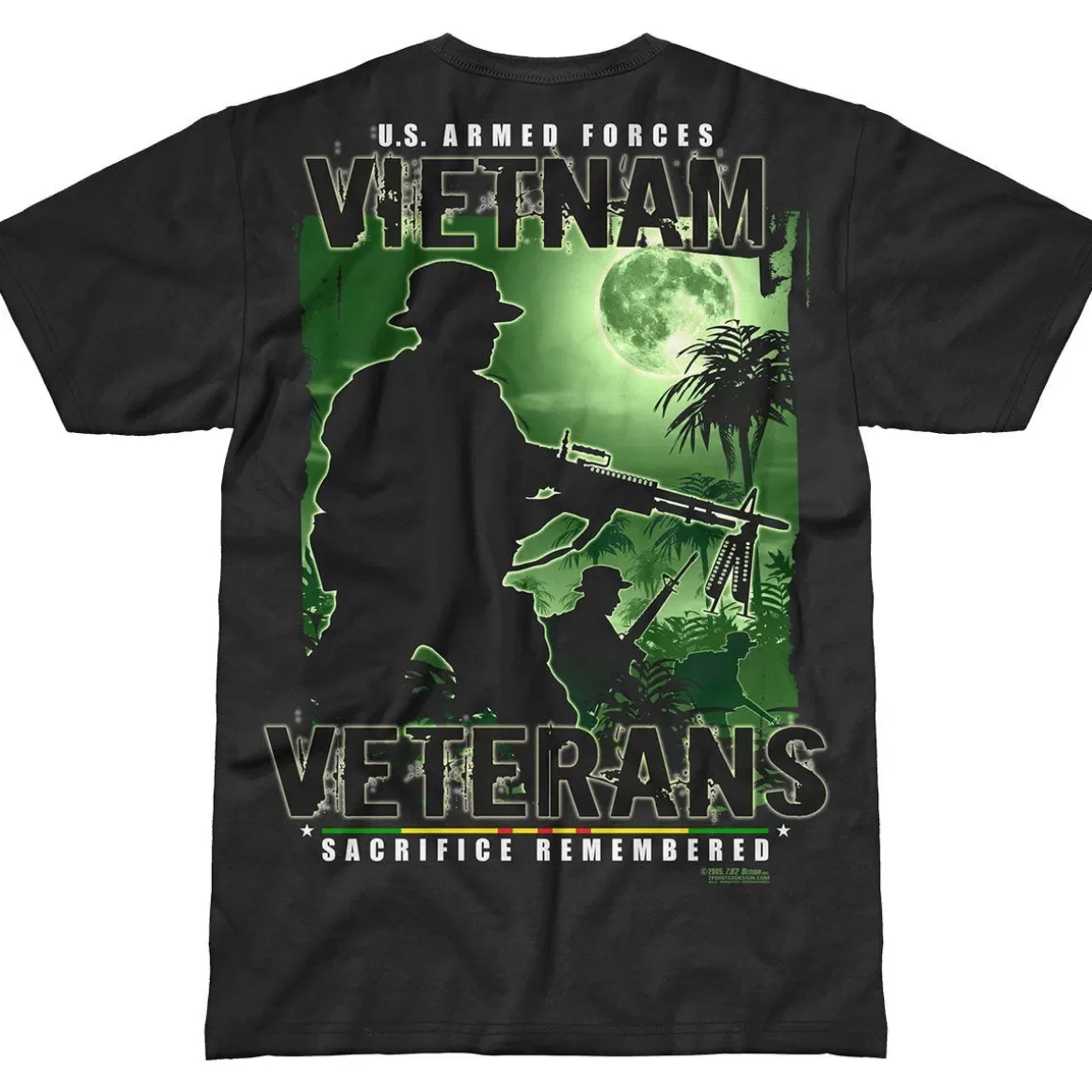 7.62 Design T-Shirts & Vests> Vietnam Veterans Remembered Battlespace T-Shirt Black