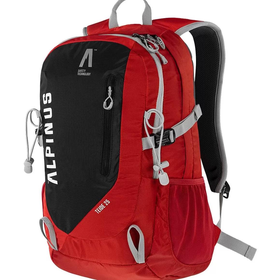 Alpinus Backpacks & Rucksacks> Active Backpack Teide 25 Red Black