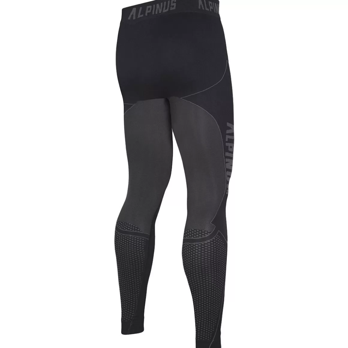 Brandit Base Layers>Alpinus Men Active Base Layer Leggings Black-Grey