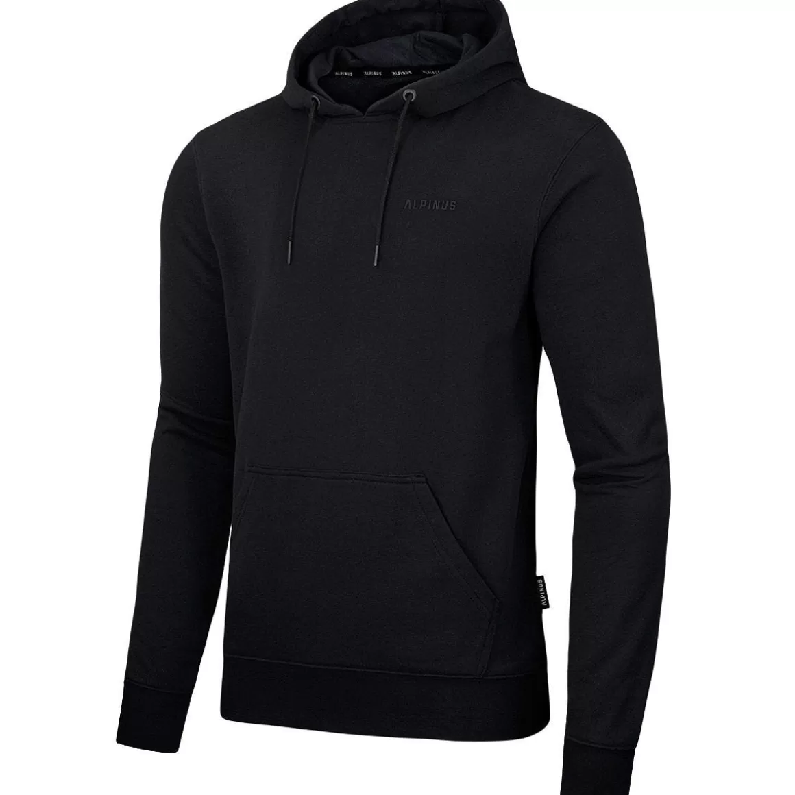 Mil-Tec Sweatshirts>Alpinus Men City Lugano Hoodie Black