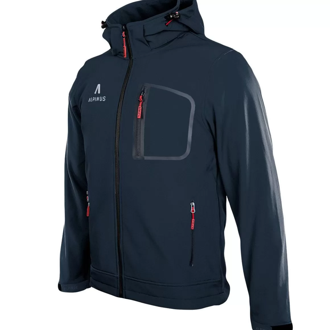 Alpinus Jackets & Coats> Men City Stenshuvud Softshell Jacket Navy