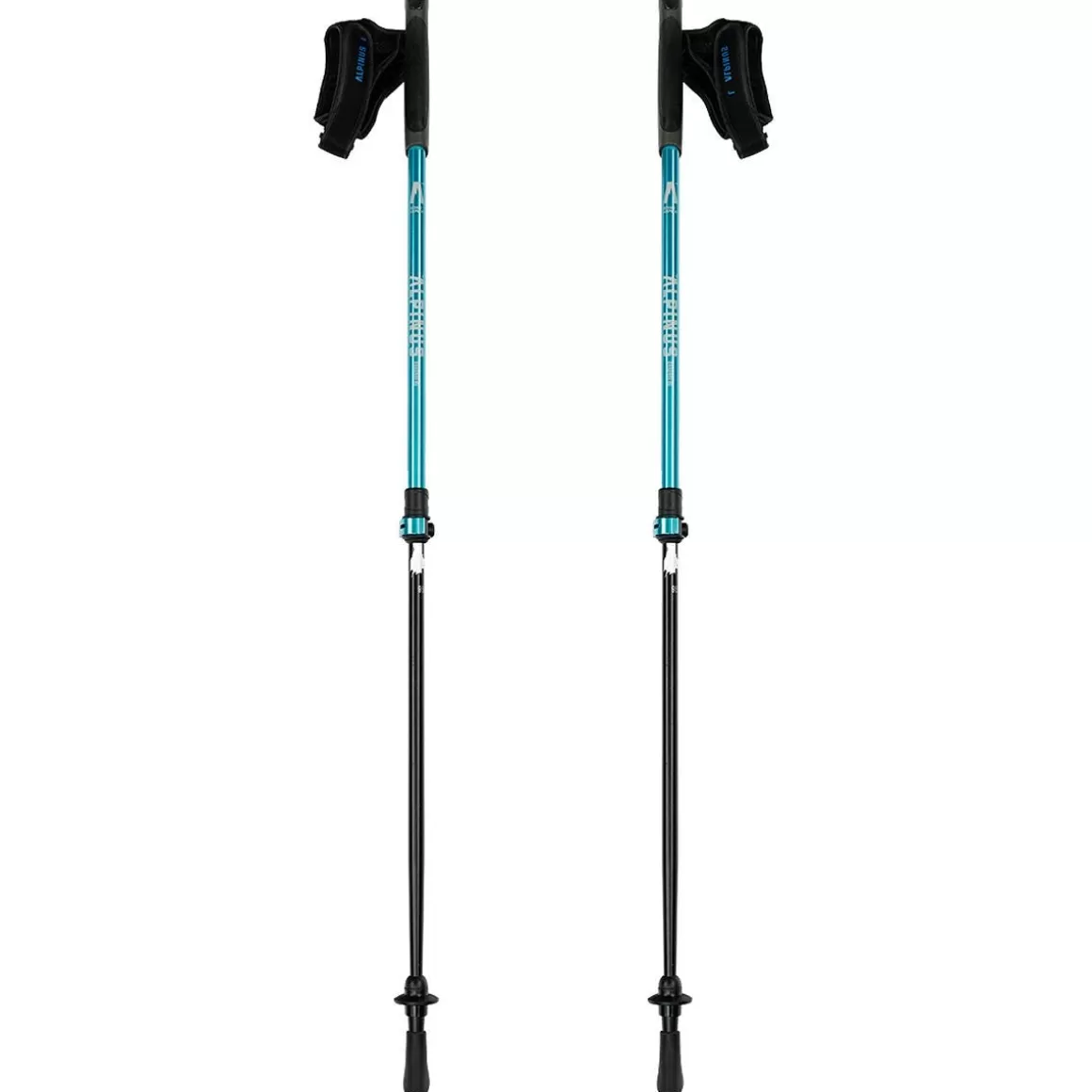 Alpinus Walking Sticks> Tactical Nordic Walking Poles Lysefjord Blue