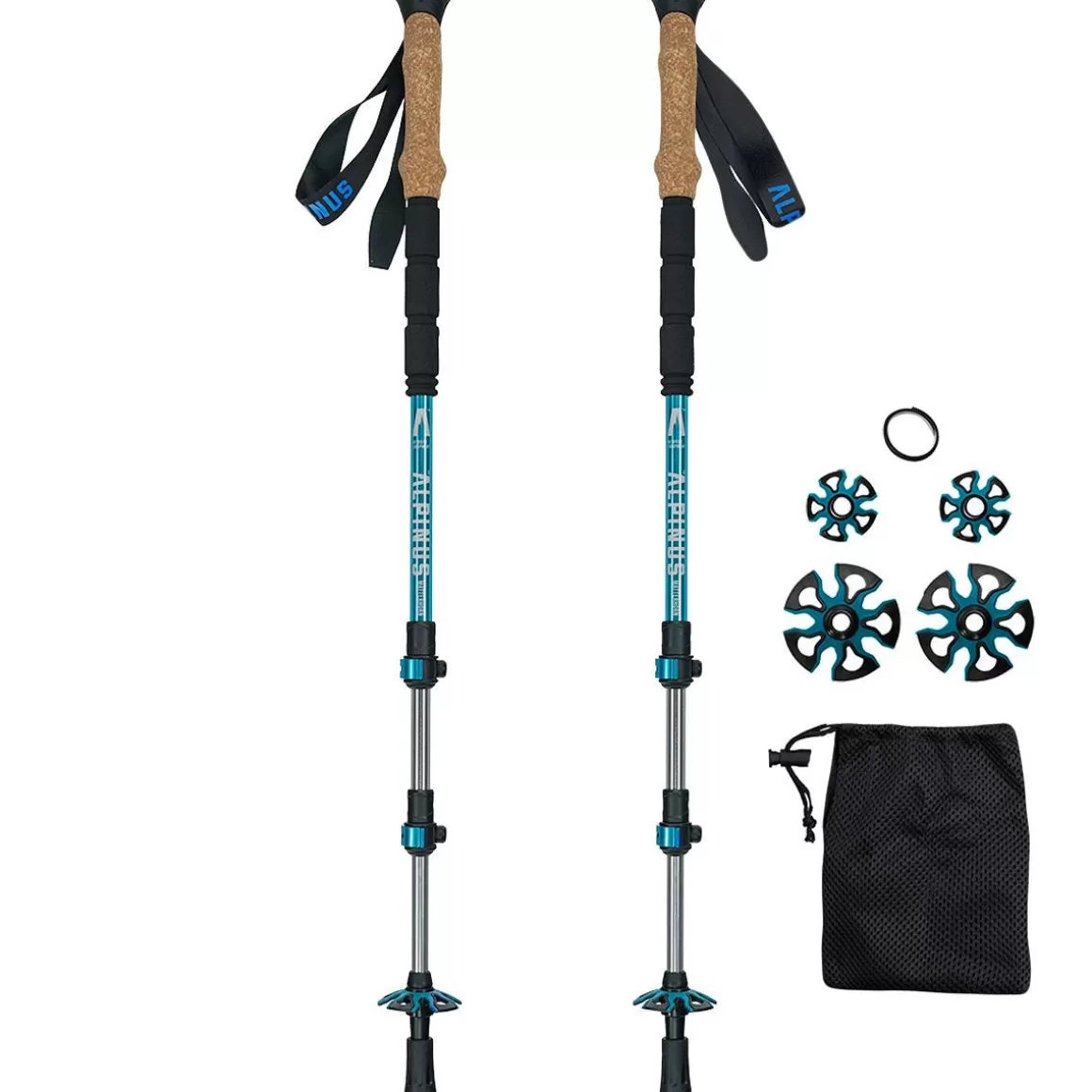 Alpinus Walking Sticks> Tactical Trekking Poles Matterhorn Blue