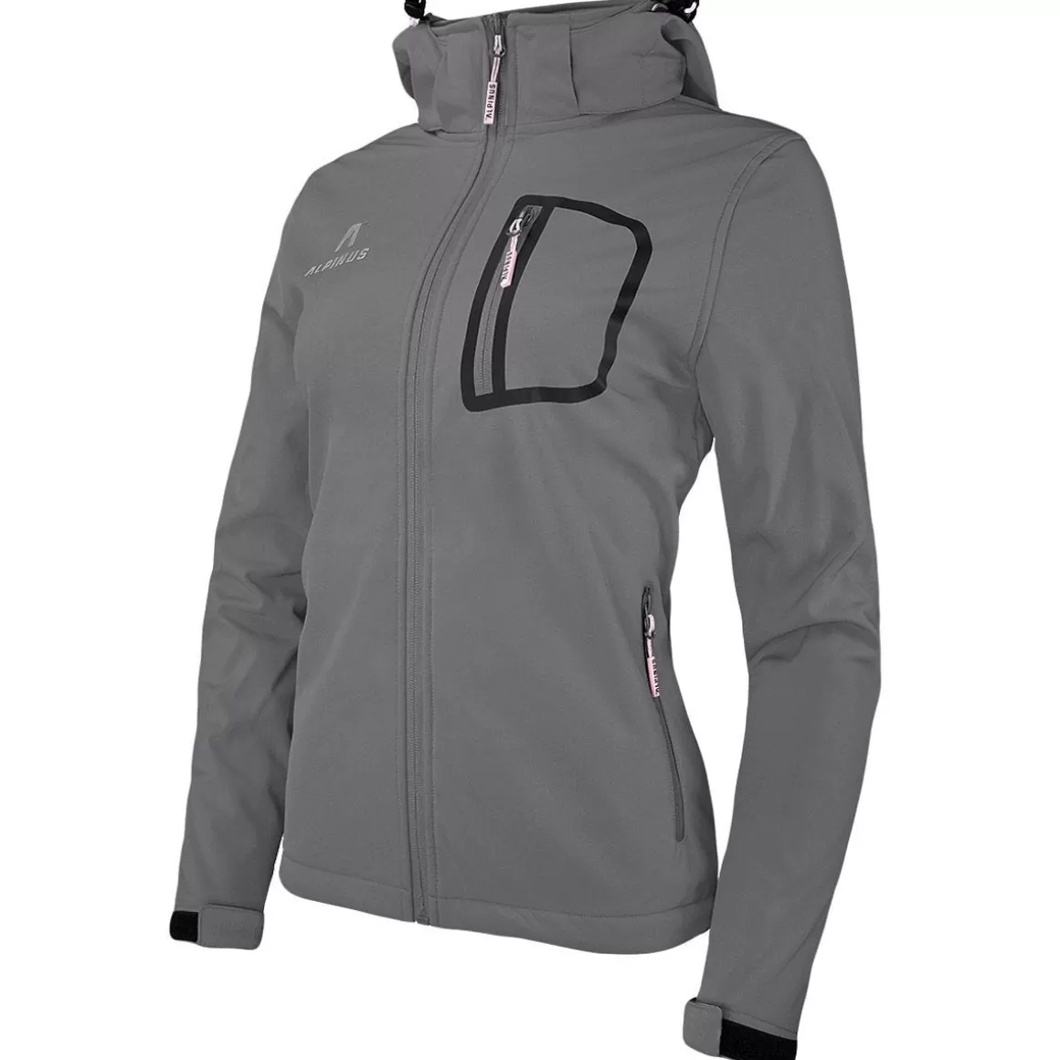 Wisport Jackets>Alpinus Women Active Bergamo Softshell Jacket Graphite