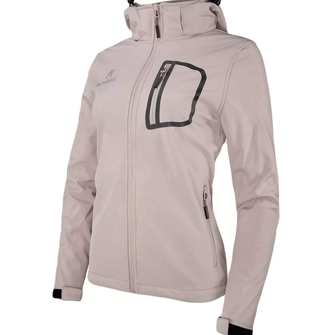 Wisport Jackets>Alpinus Women Active Bergamo Softshell Jacket Shadow Grey