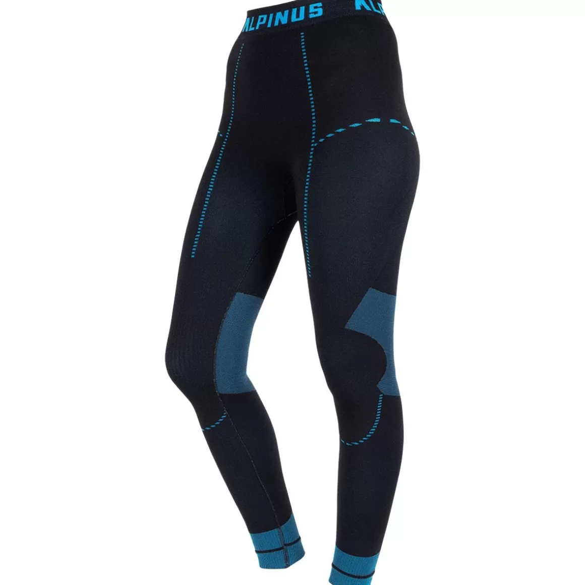 Helikon Trousers>Alpinus Women Tactical Base Layer Leggings Black-Blue