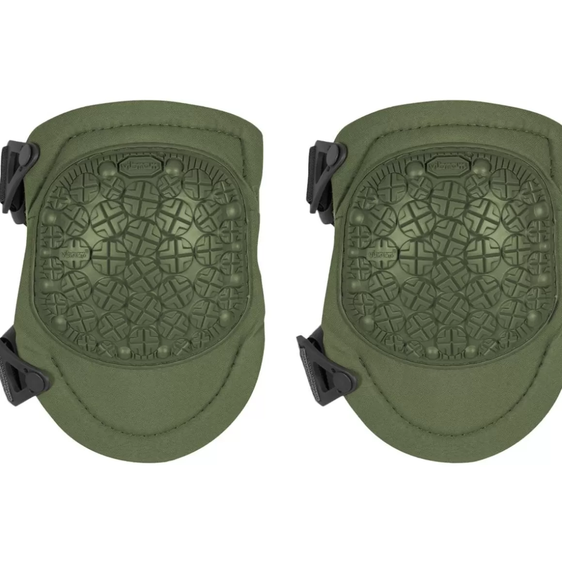 Alta Industries Protective Pads> Altaflex 360 Knee Pads Vibram Cap Altalok Olive Green