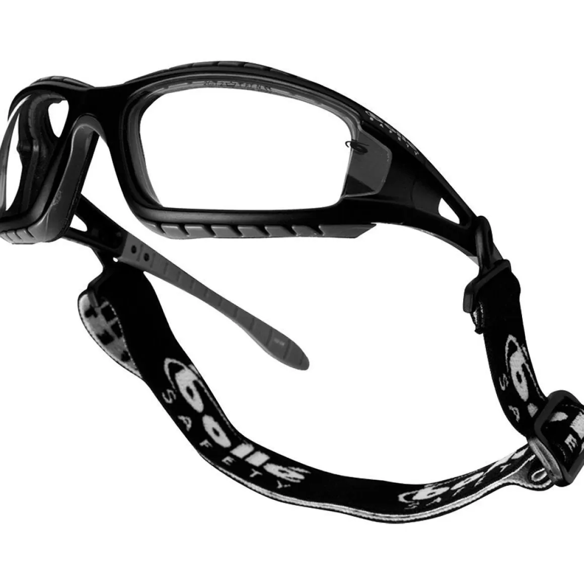 Bolle Glasses> Tracker Glasses Clear Black Frame