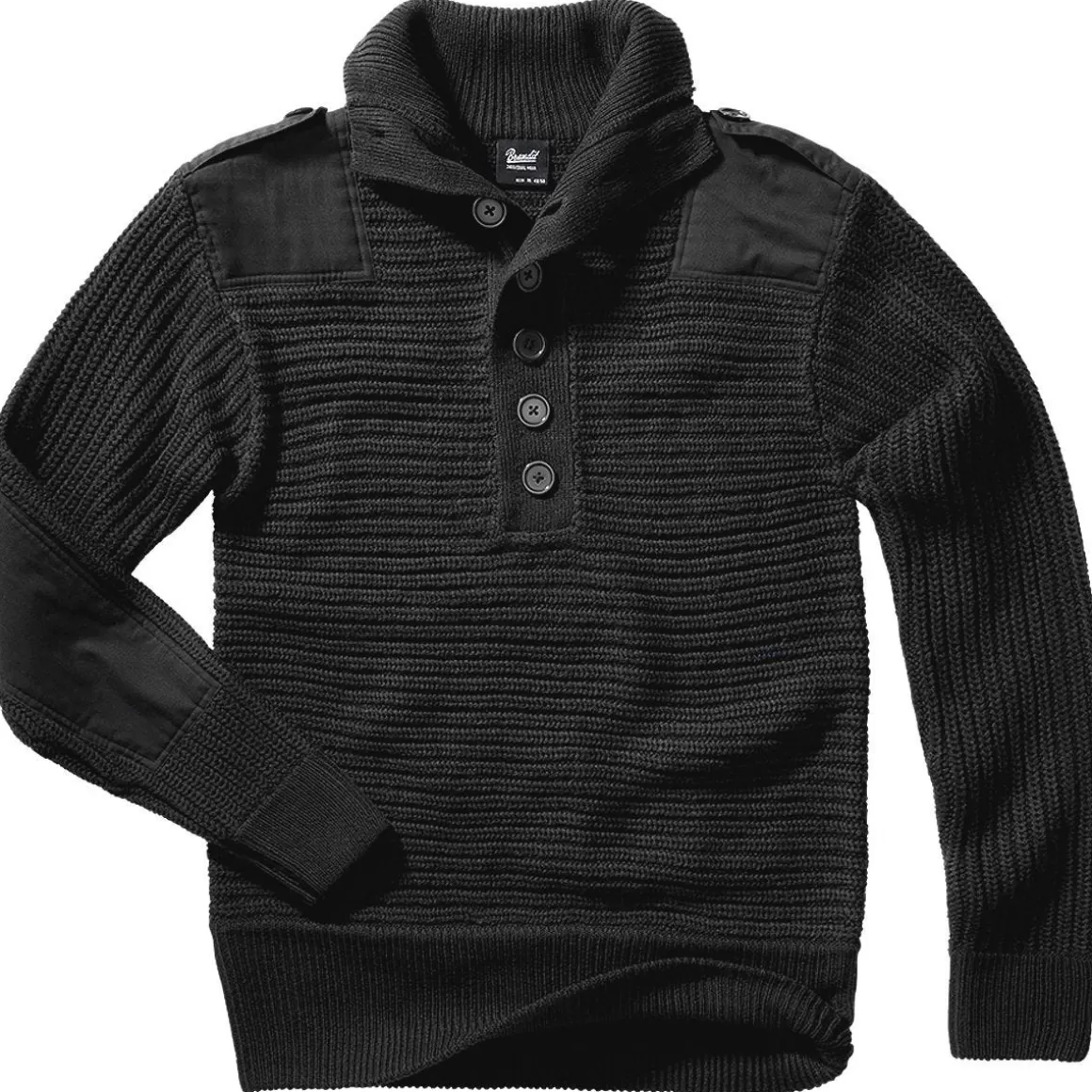 Flyye Industries Sweatshirts>Brandit Alpin Pullover Troyer Black