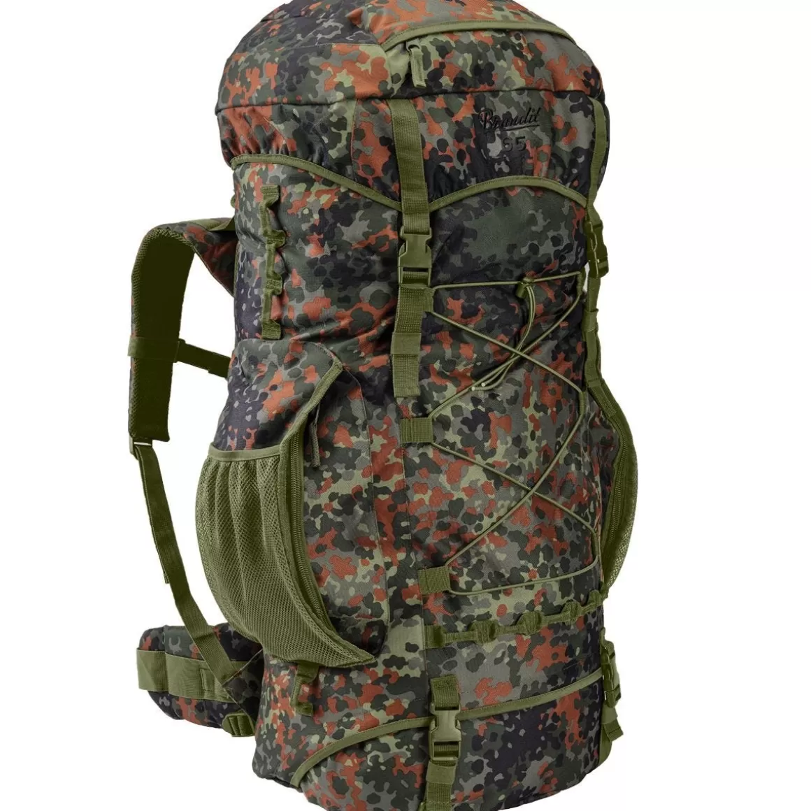 Brandit Bergens & Patrol Packs> Aviator 65 Backpack Flecktarn