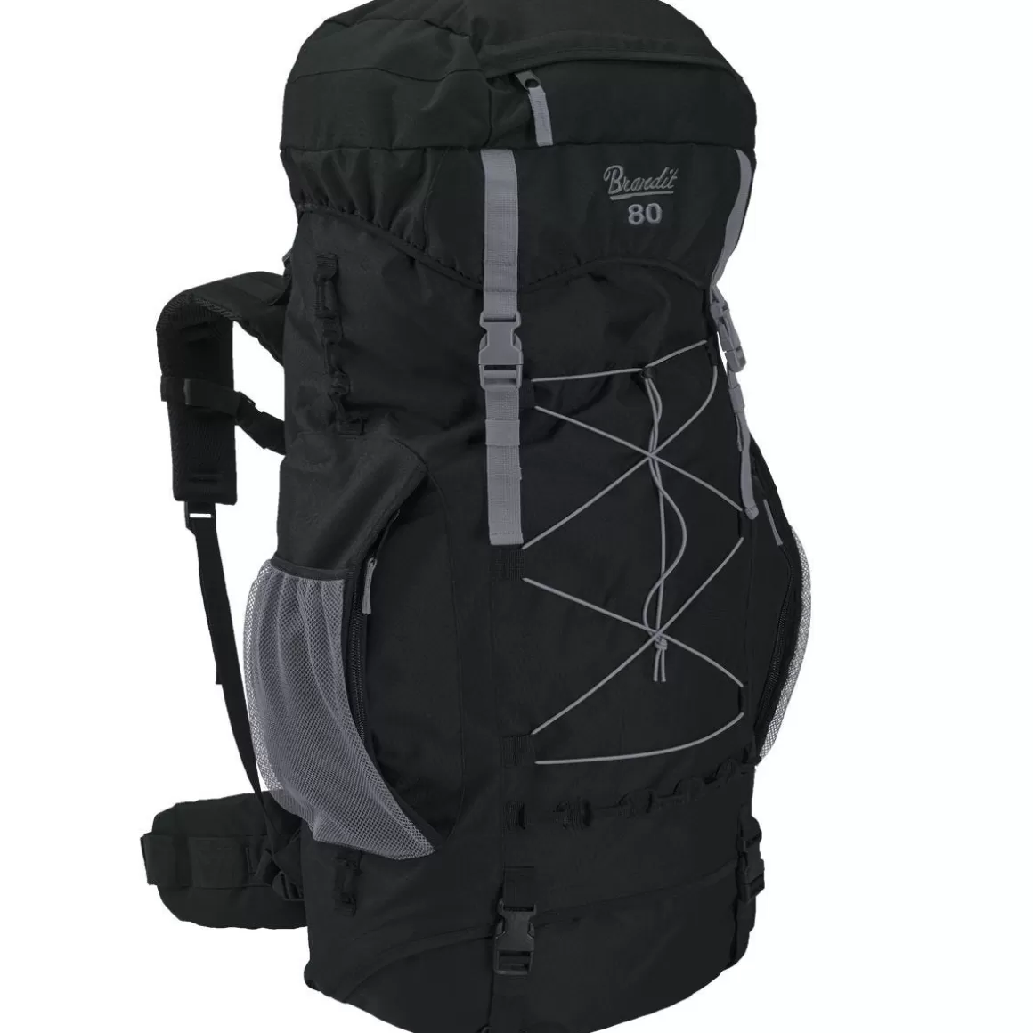 Brandit Bergens & Patrol Packs> Aviator 80 Backpack Black