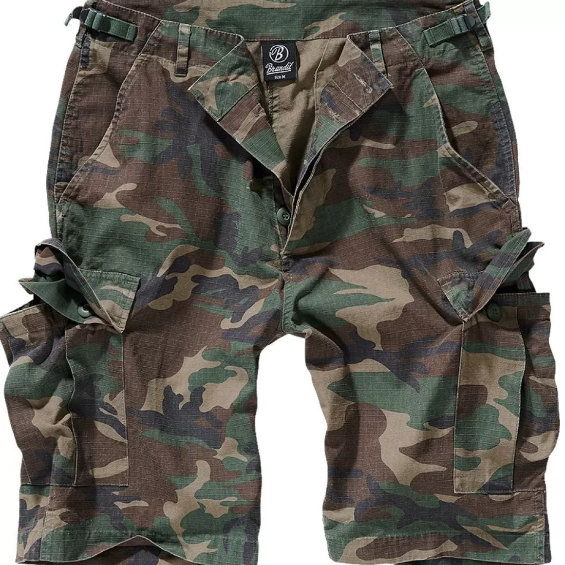 Flyye Industries Shorts>Brandit Bdu Shorts Woodland