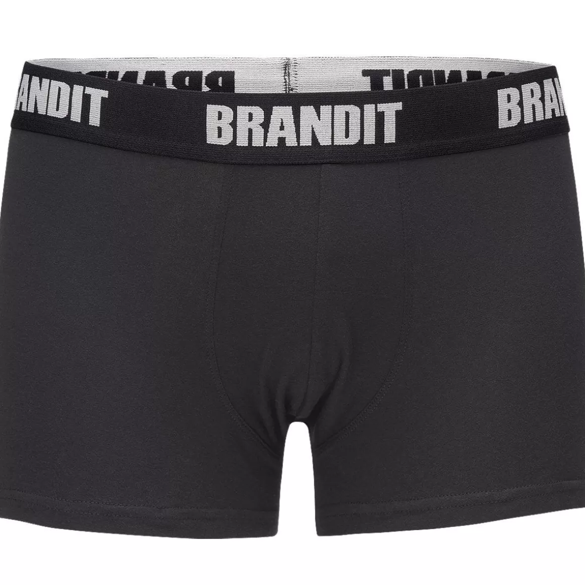 Brandit Base Layers> Boxer Shorts Logo 2 Pack Black / Black