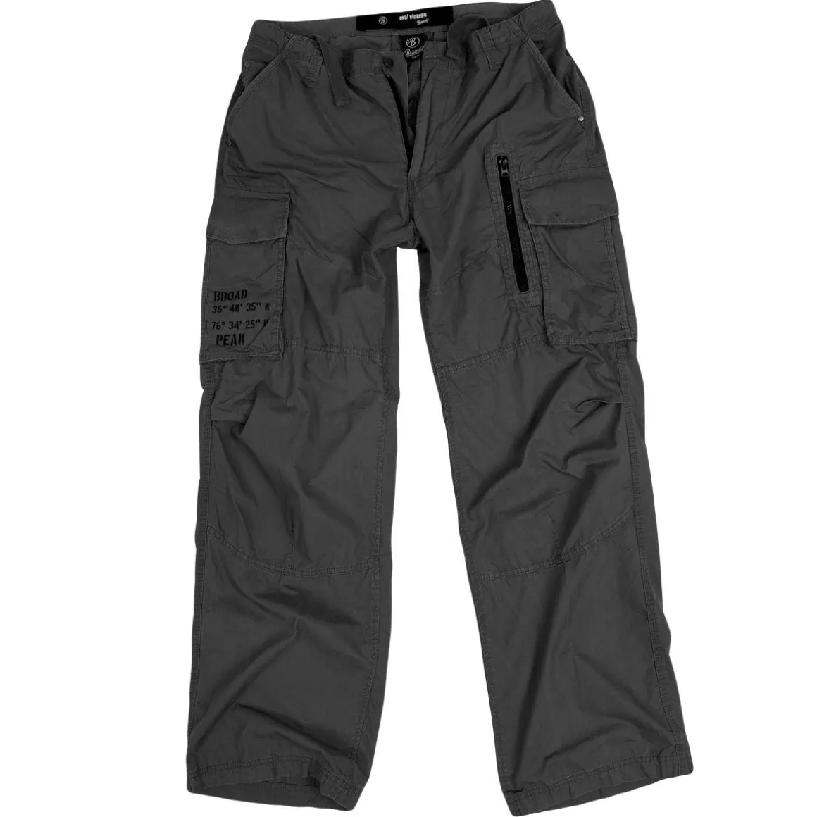 Brandit Trousers> Broad Peak Vintage Trousers Black