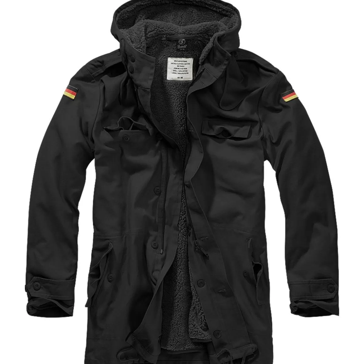 Brandit Jackets & Coats> Bw Parka Flag Black