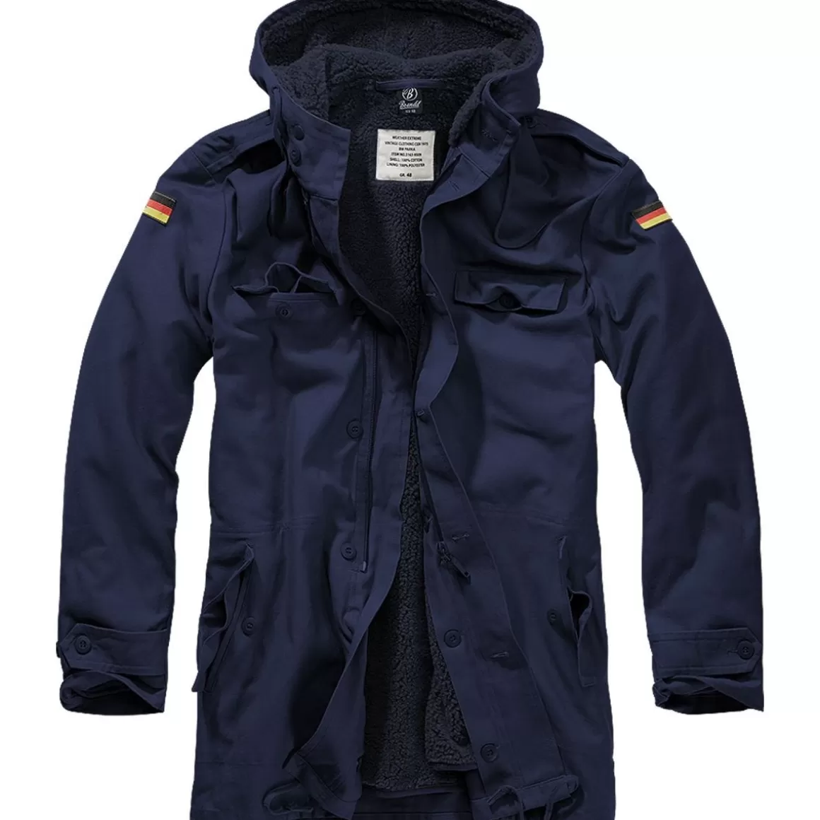 Brandit Jackets & Coats> Bw Parka Flag Navy