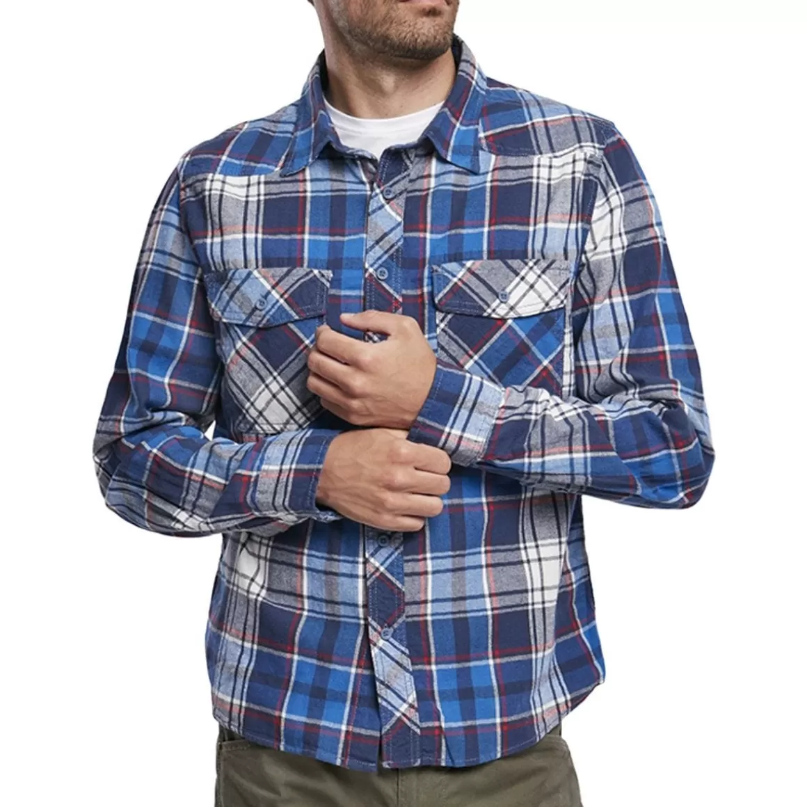 Helikon Shirts>Brandit Check Shirt Navy