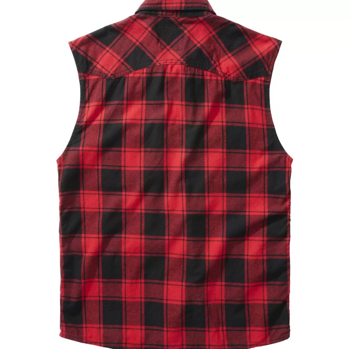 Viper Shirts>Brandit Checkshirt Sleeveless Red / Black