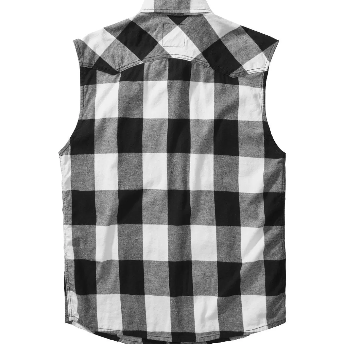 Helikon Shirts>Brandit Checkshirt Sleeveless White / Black