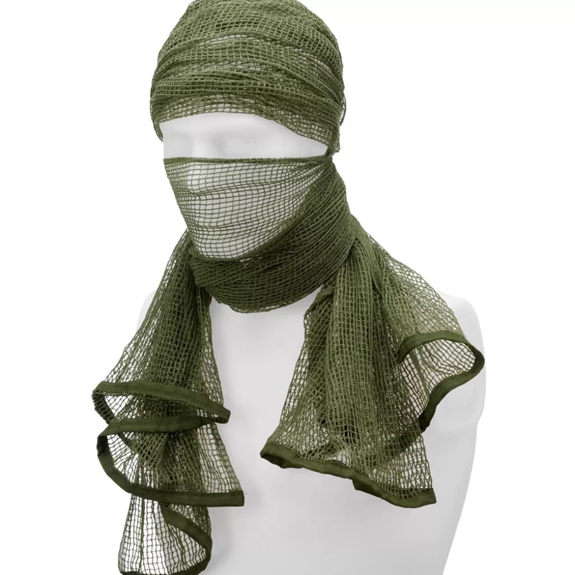 Heroclip Scarves>Brandit Commando Net Scarf Olive