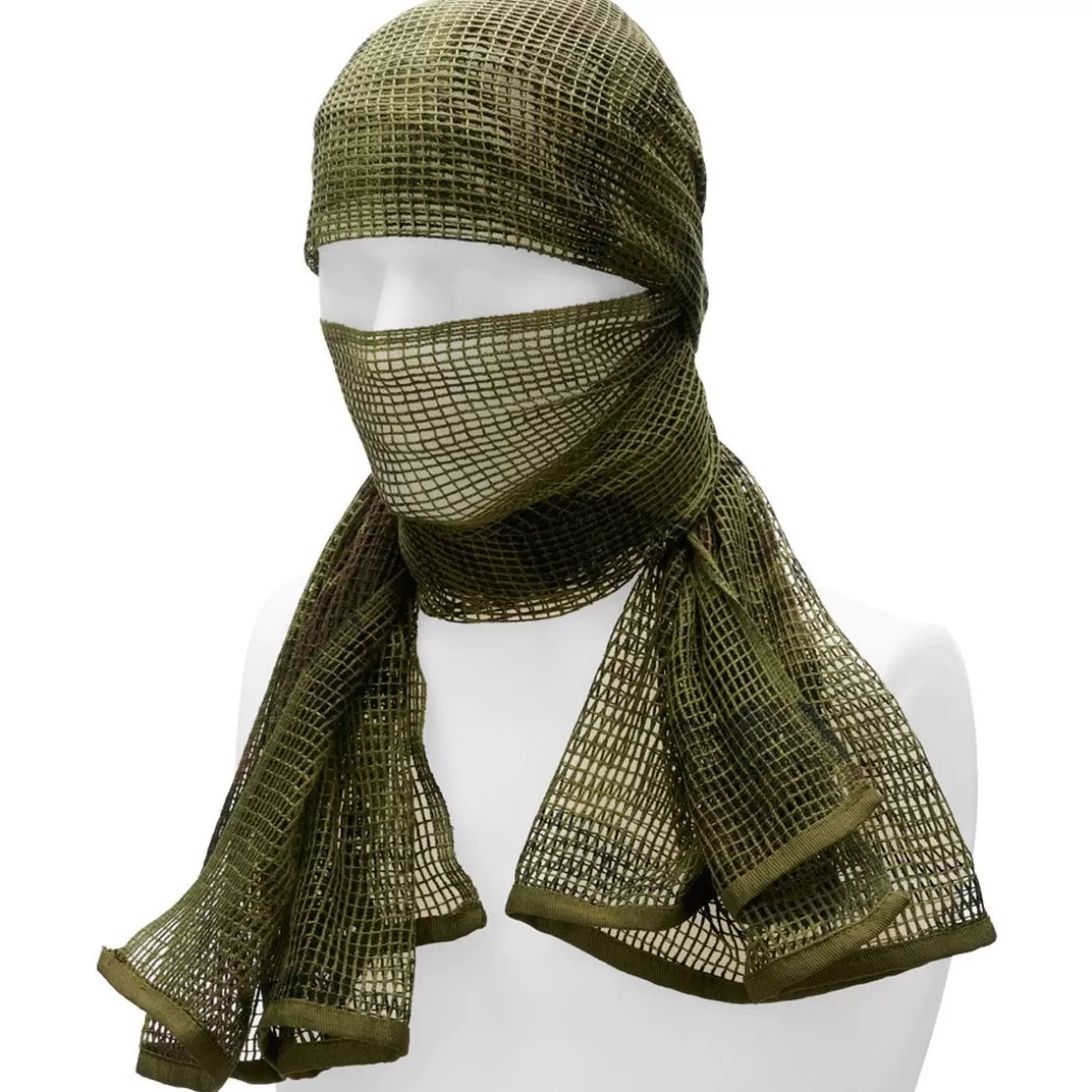 Helikon Scarves>Brandit Commando Net Scarf Woodland