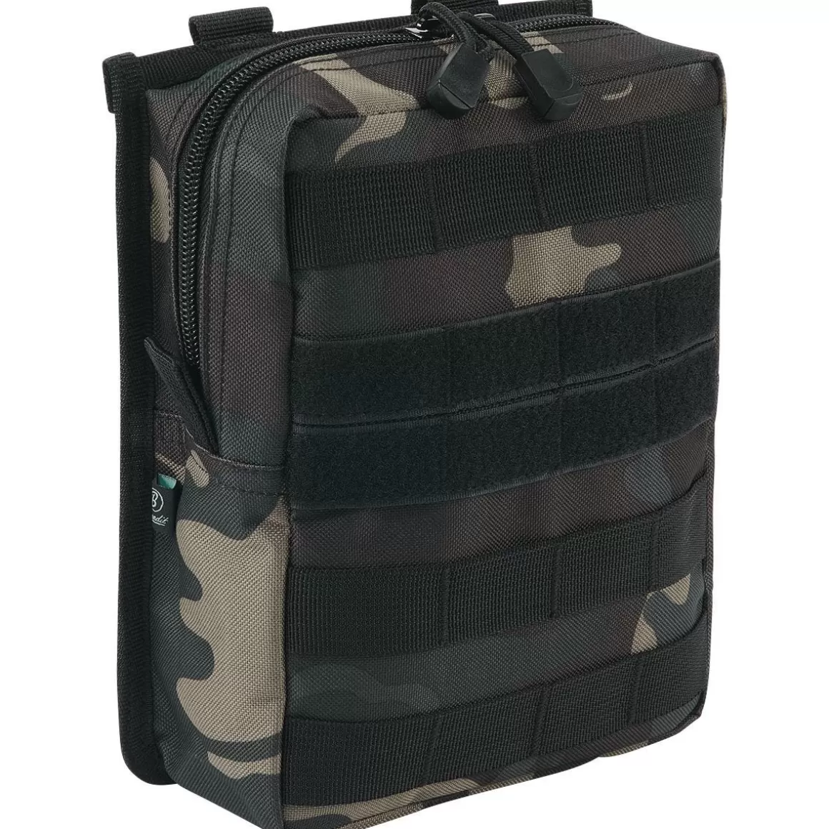 Brandit Utility Pouches> Cross Molle Pouch Dark Camo