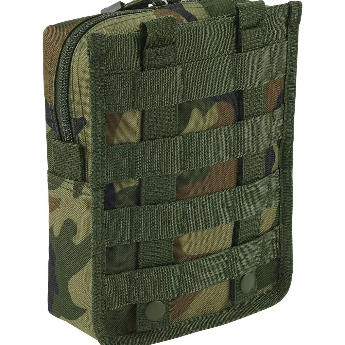 Brandit Utility Pouches> Cross Molle Pouch Woodland