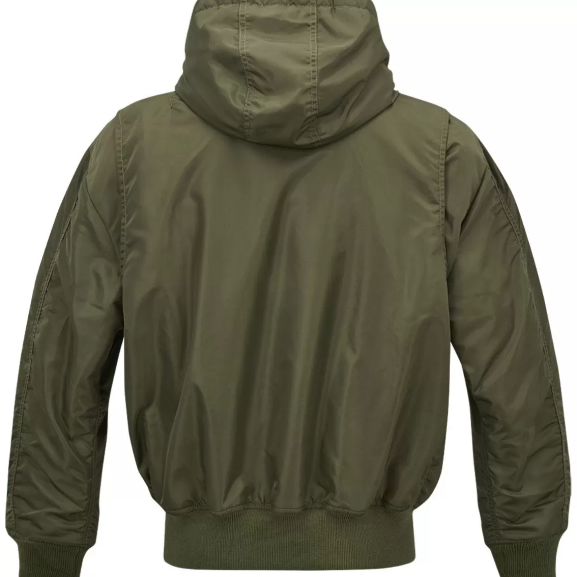 Brandit Jackets & Coats> Cwu Hooded Jacket Olive