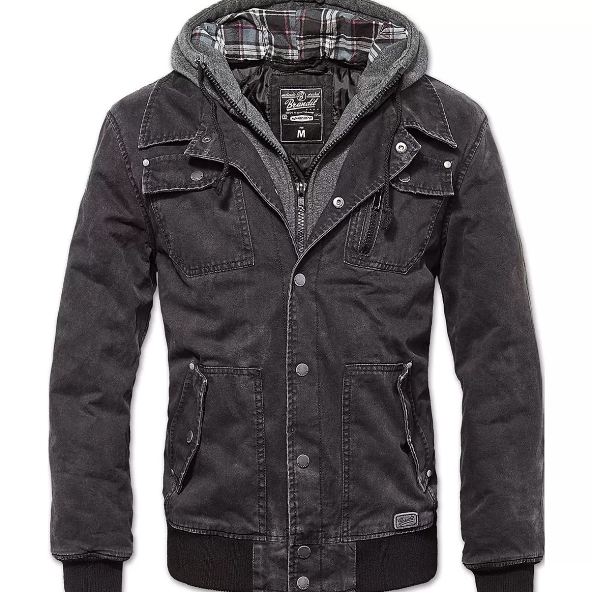 Brandit Jackets & Coats> Dayton Jacket Black Washed