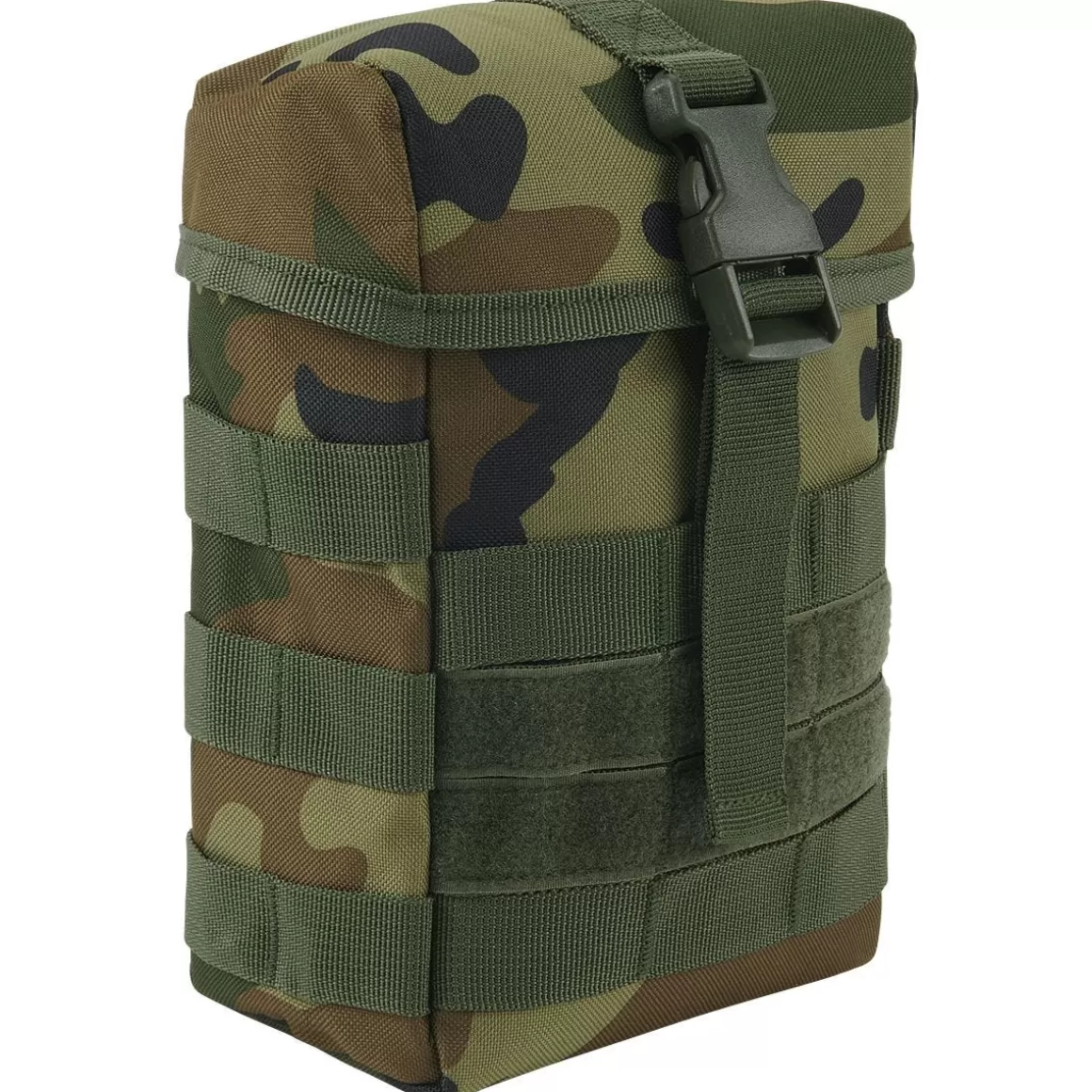 Brandit Utility Pouches> Fire Molle Pouch Woodland