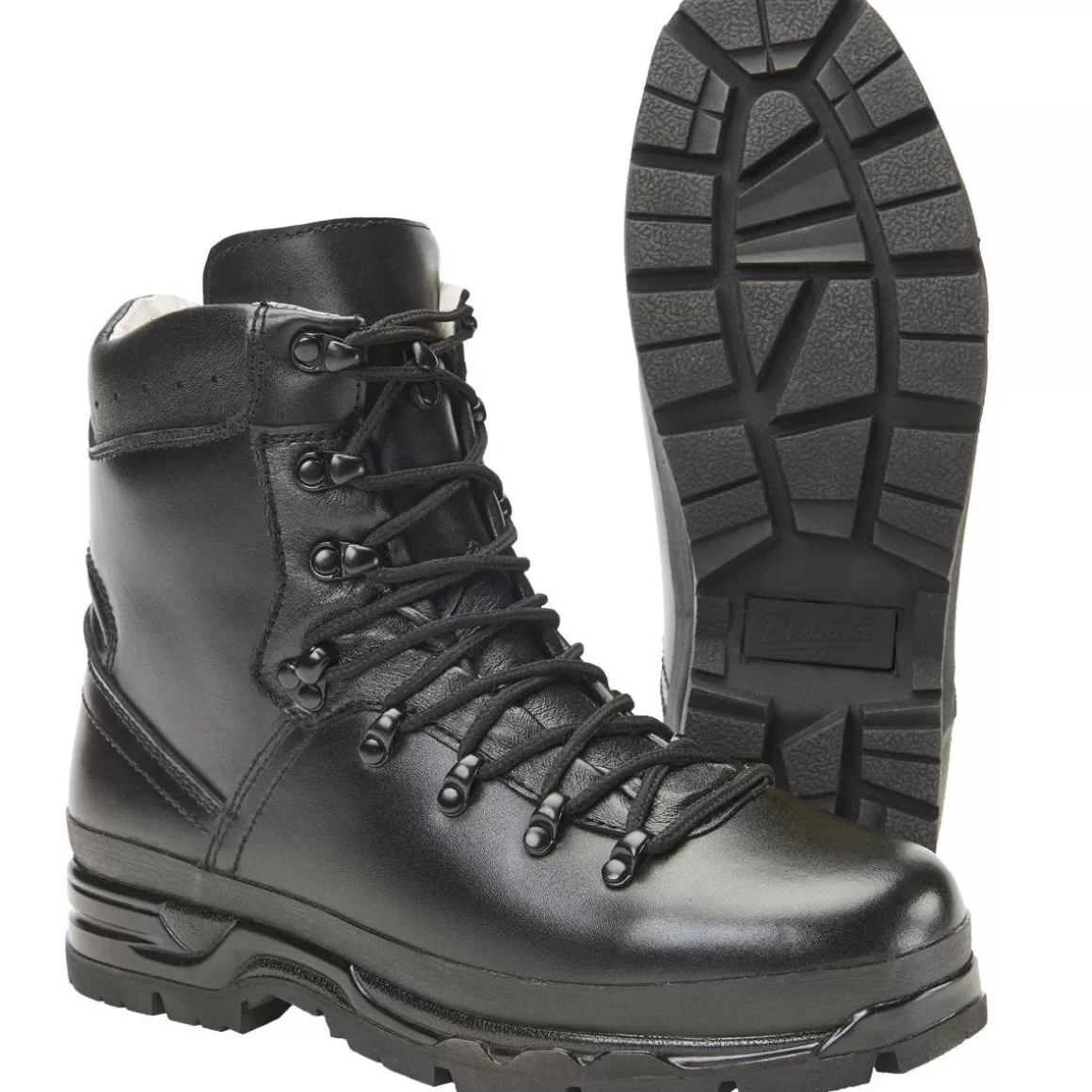 Highlander Boots>Brandit German Army Mountain Boots Black