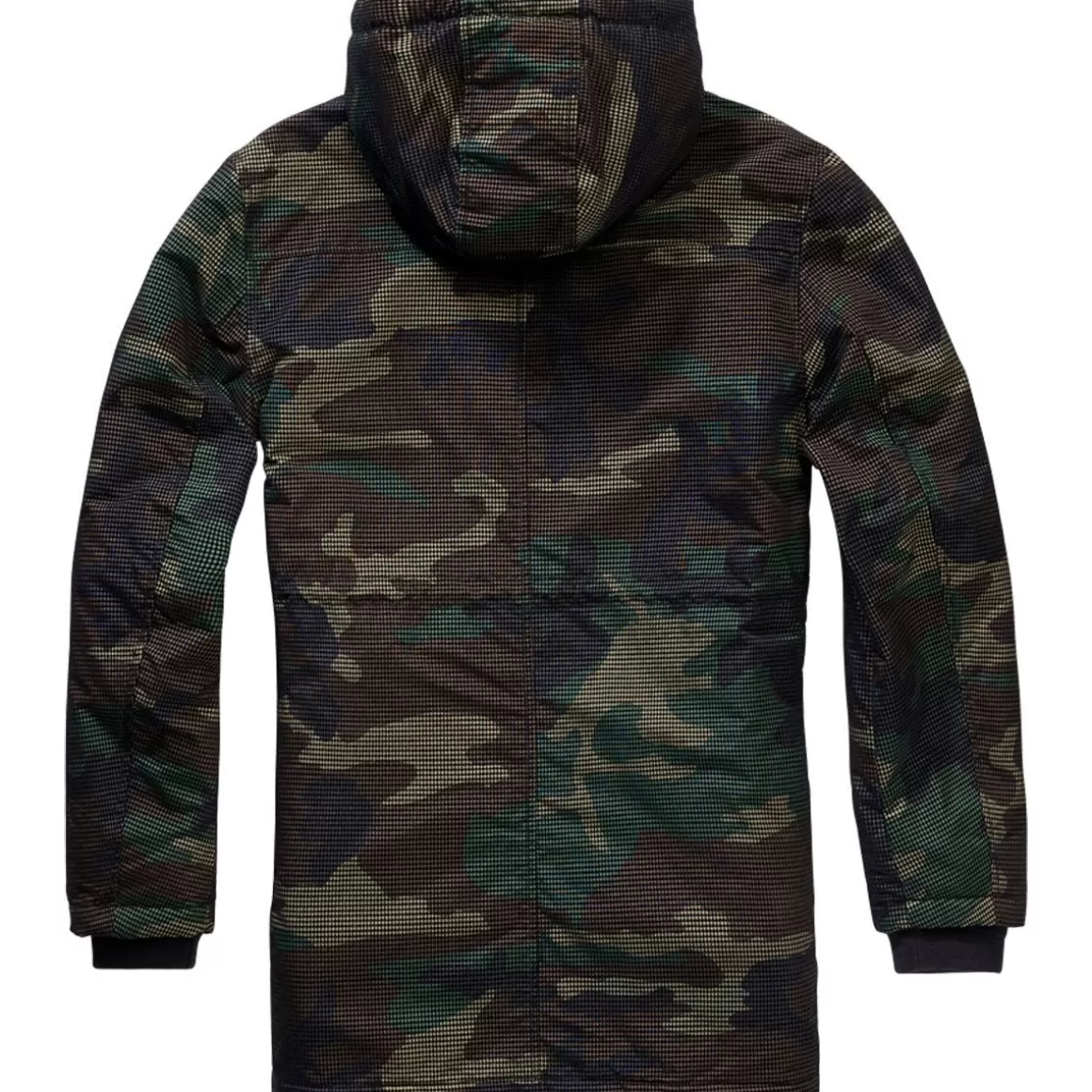 Brandit Jackets & Coats> Grid Camo Parka Woodland