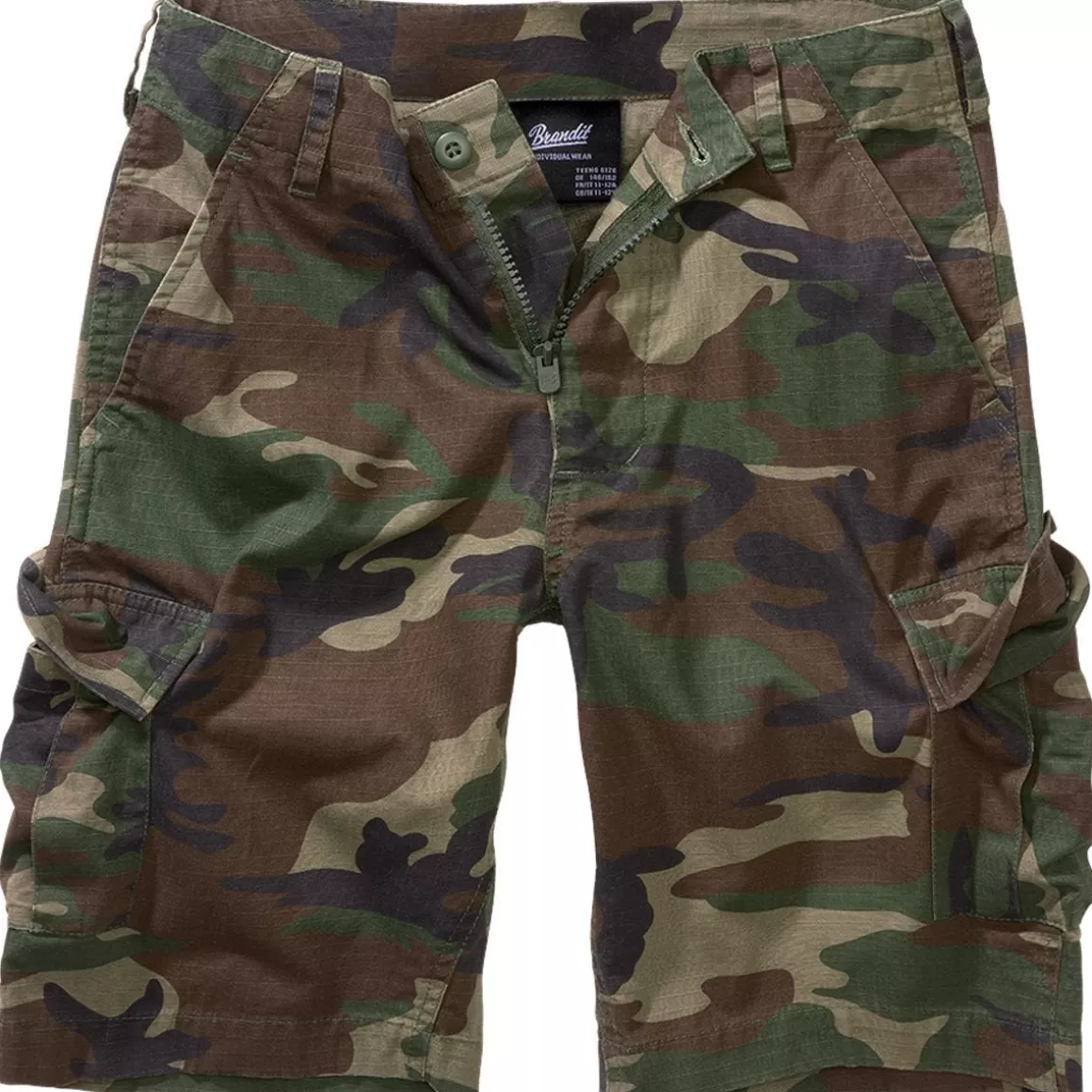 Helikon Shorts>Brandit Kids Bdu Shorts Woodland