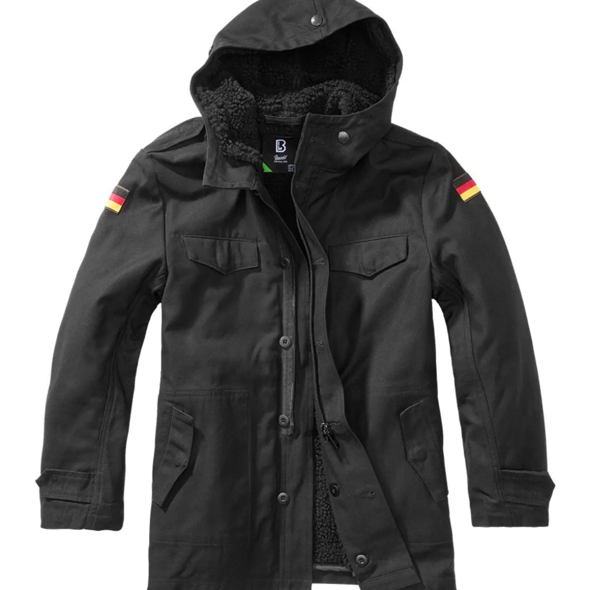 Jack Pyke Jackets>Brandit Kids Bw Parka Black