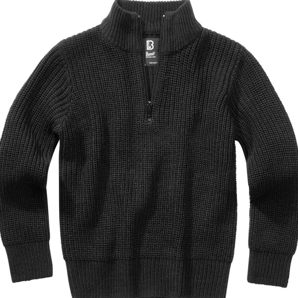 Helikon Shirts>Brandit Kids Marine Pullover Troyer Black