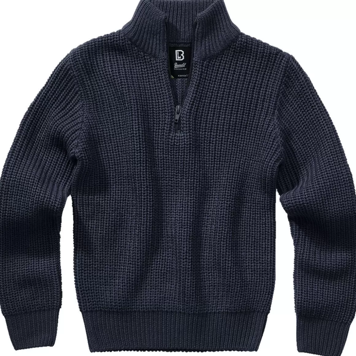 Helikon Shirts>Brandit Kids Marine Pullover Troyer Navy