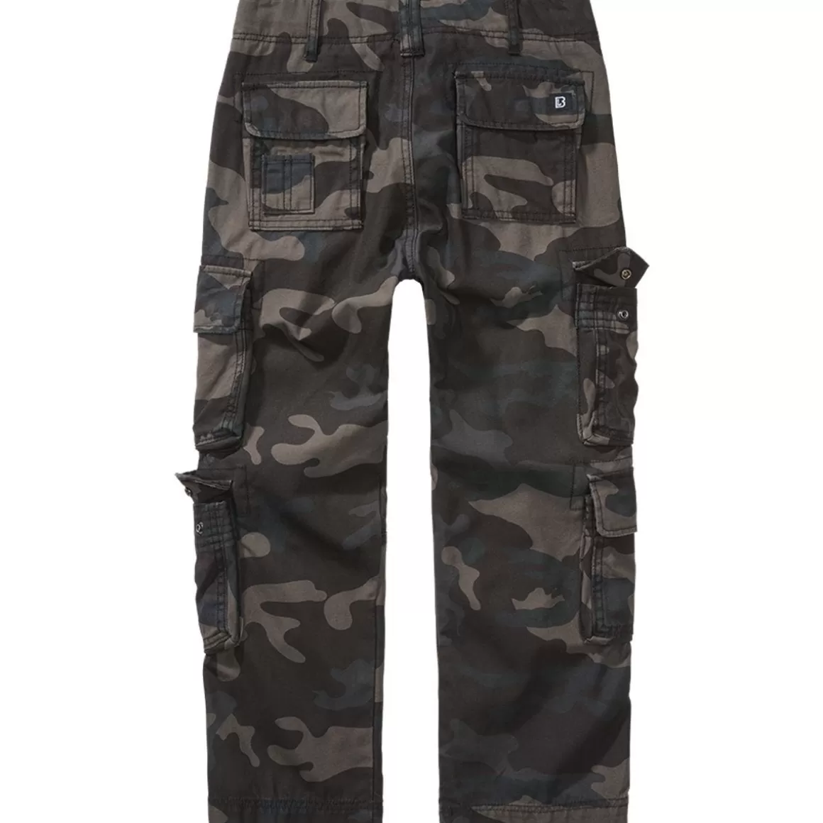 MFH Trousers>Brandit Kids Pure Trousers Dark Camo