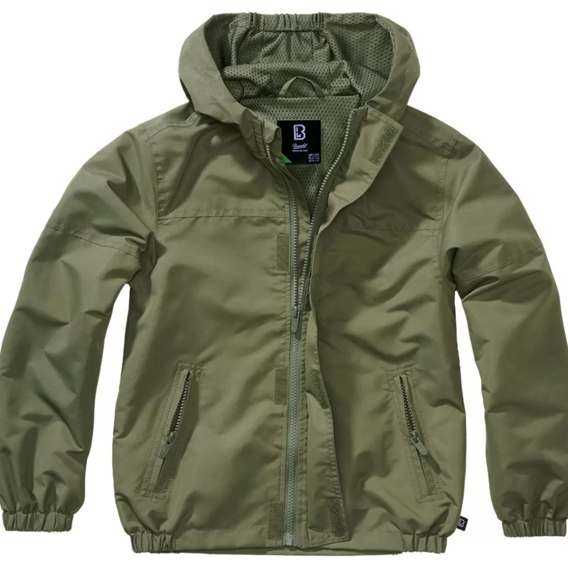 Helikon Jackets>Brandit Kids Summer Windbreaker Front Zip Olive