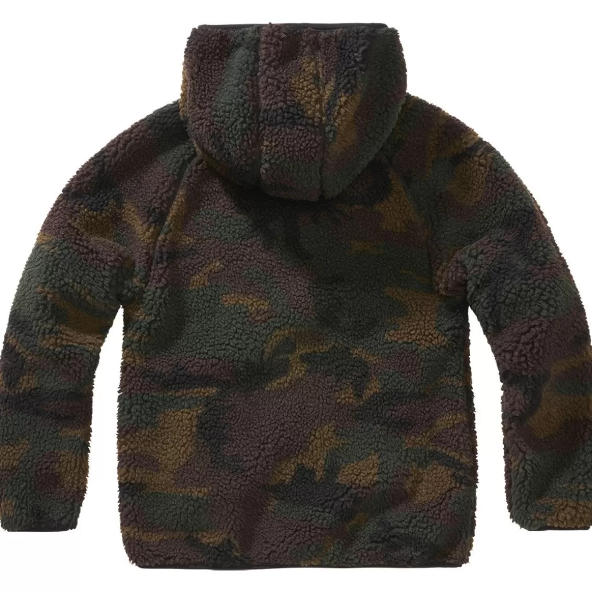 Helikon Jackets>Brandit Kids Teddyfleece Hooded Jacket Woodland