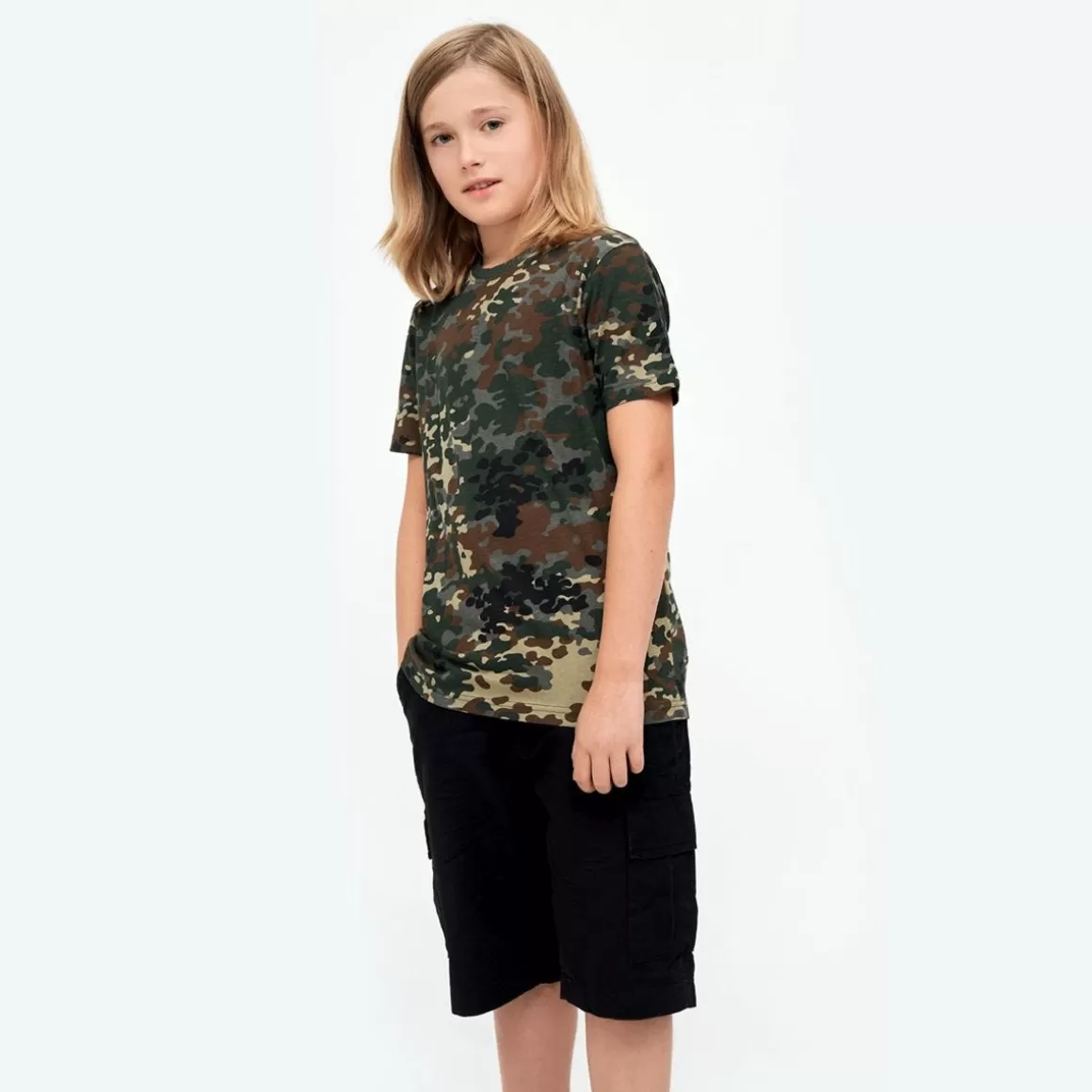 Propper T-Shirts>Brandit Kids T-Shirt Flecktarn