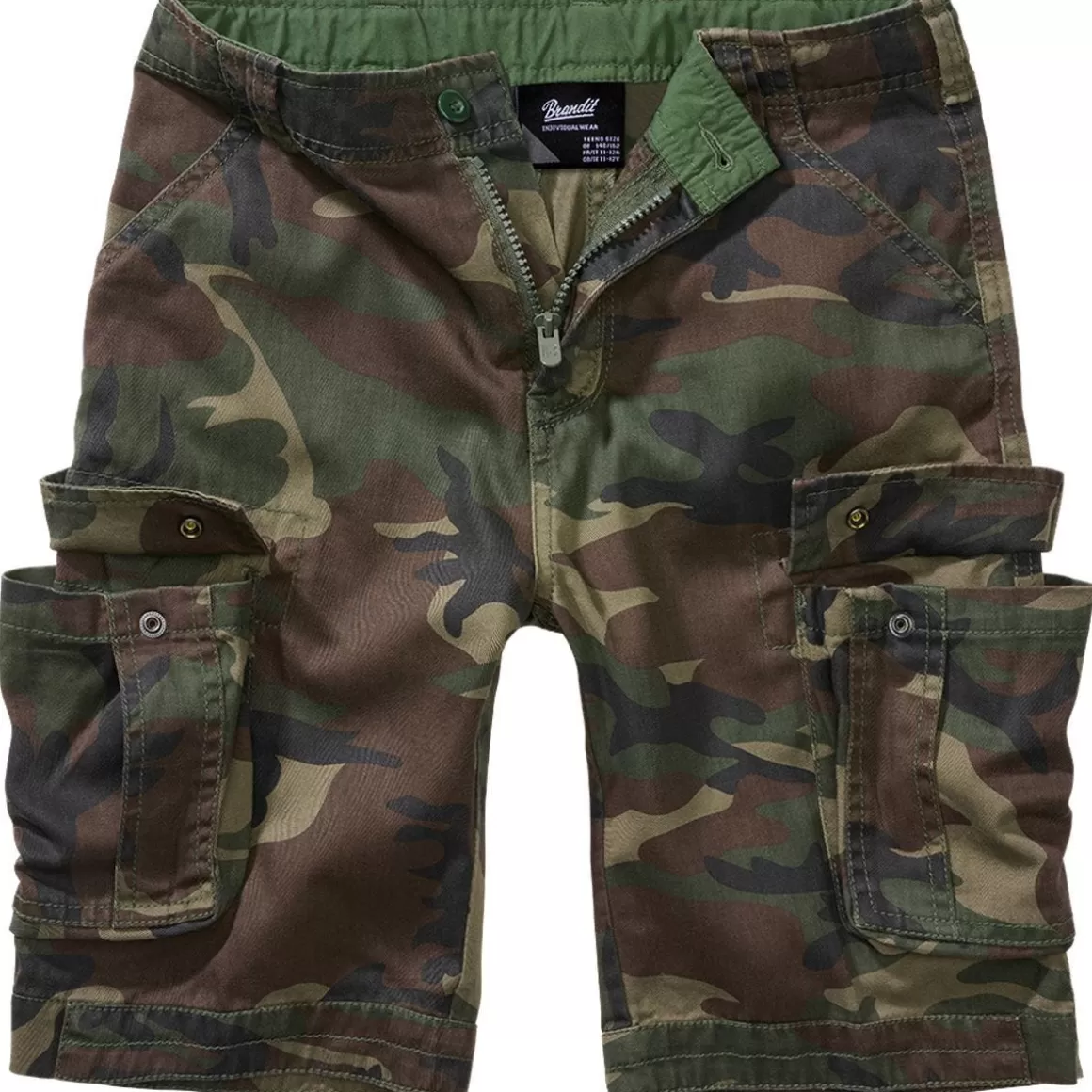 CamoSystems Shorts>Brandit Kids Urban Legend Shorts Woodland