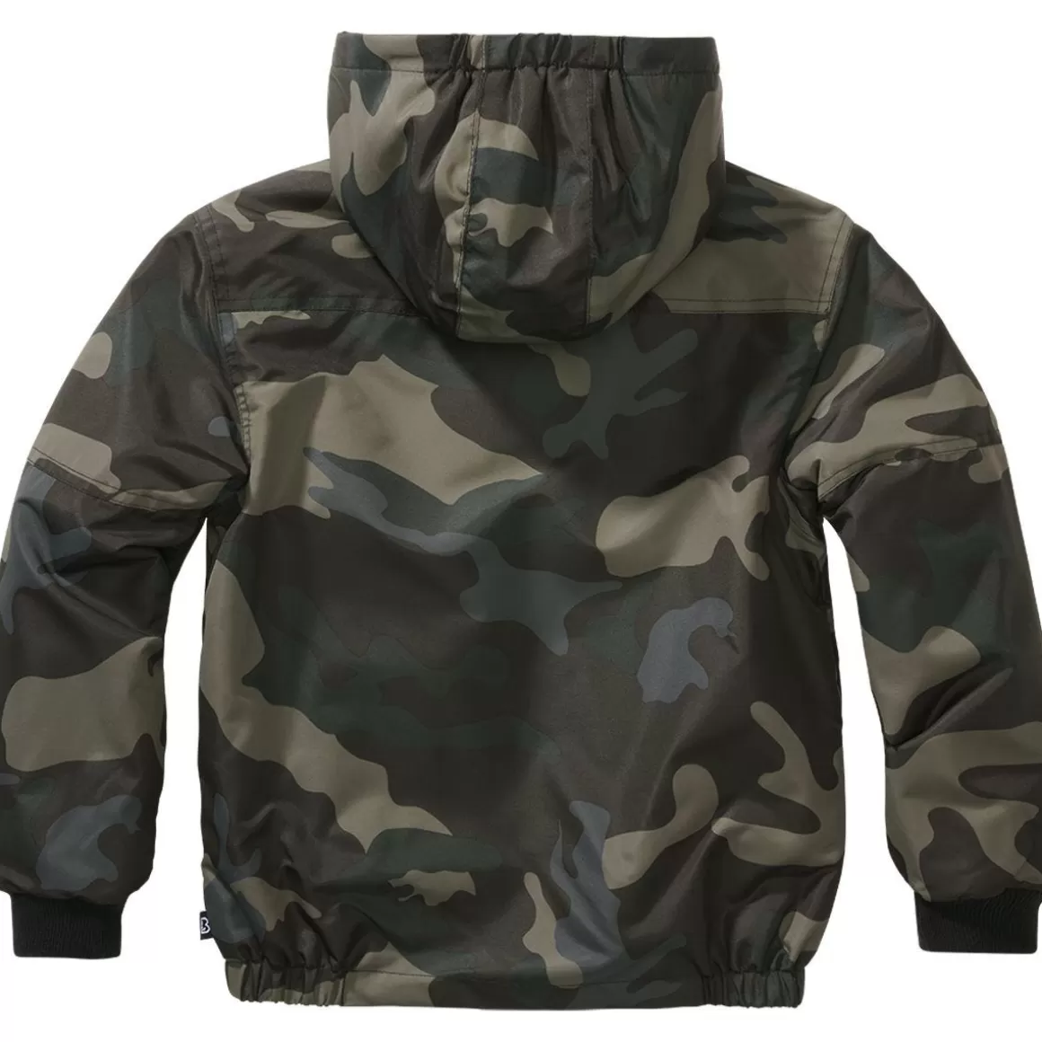 Hazard 4 Jackets>Brandit Kids Windbreaker Front Zip Dark Camo