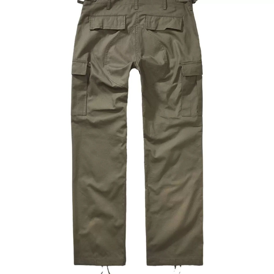 Highlander Trousers>Brandit Ladies Bdu Ripstop Trousers Olive