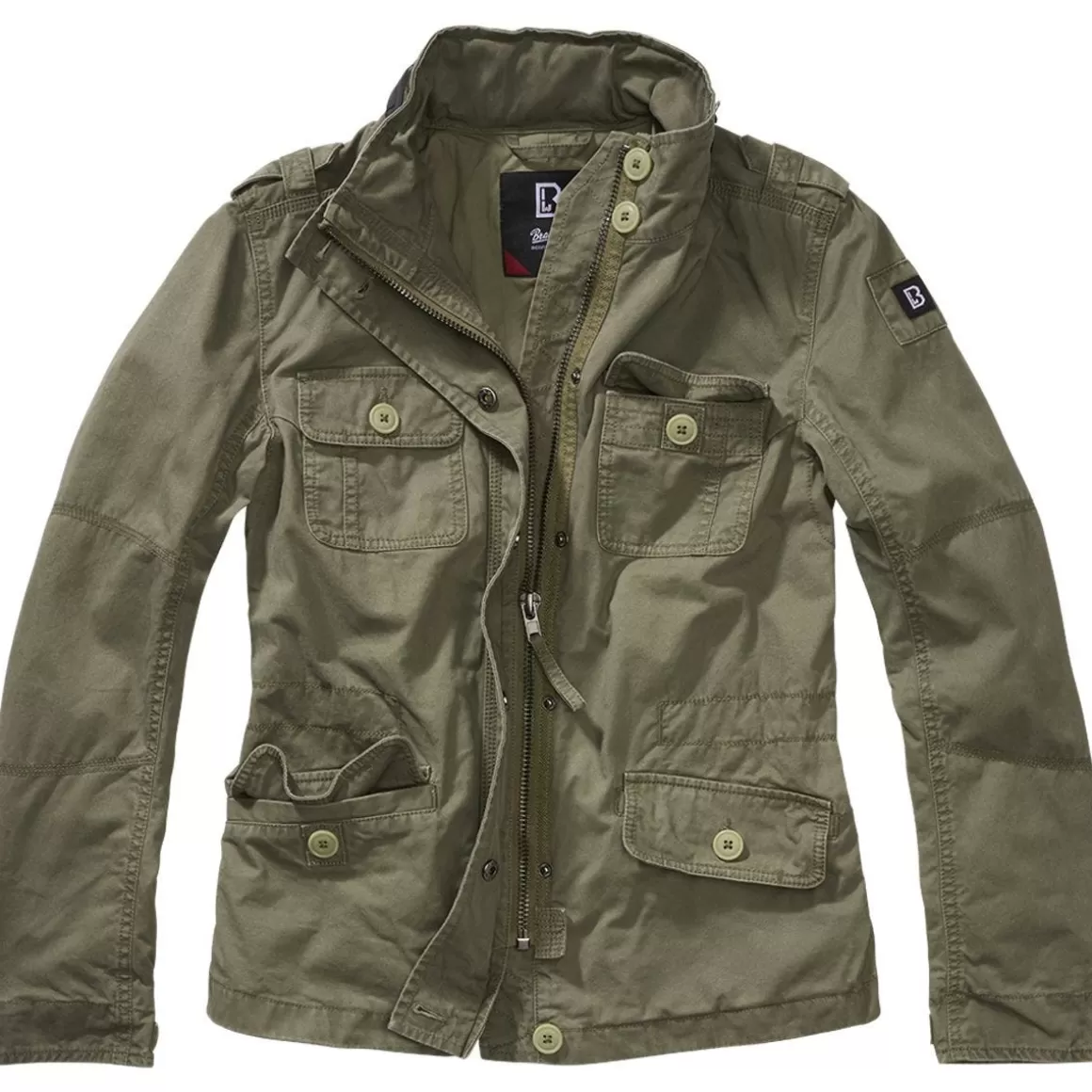 Highlander Jackets>Brandit Ladies Britannia Jacket Olive