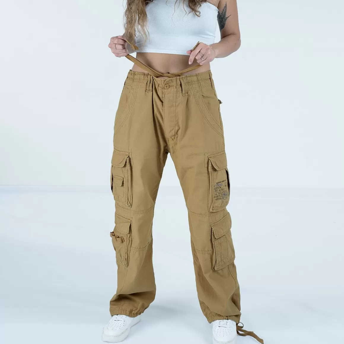 Helikon Trousers>Brandit Ladies Pure Vintage Trousers Beige